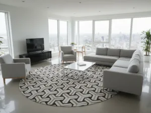 Hand-Tufted Luxury Area Rug LHR6005A – Premium Handmade Wool Carpet by Luxury Handwoven Rugs