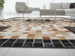 Luxury HAndwoven Rugs Leather (7) 1