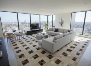 Luxury HAndwoven Rugs Leather (9)