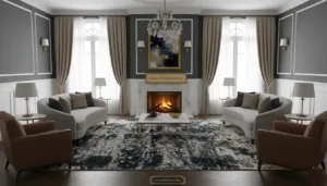 Hand-Tufted Luxury Area Rug LHR2003A – Premium Handmade Wool Carpet by Luxury Handwoven Rugs