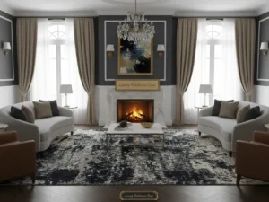 Hand-Tufted Luxury Area Rug LHR2003A – Premium Handmade Wool Carpet by Luxury Handwoven Rugs