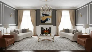 Hand-Tufted Luxury Area Rug LHR3001A – Premium Handmade Wool Carpet by Luxury Handwoven Rugs