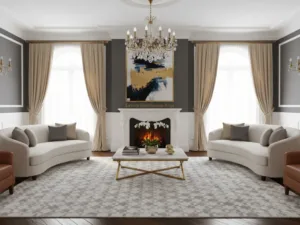 Hand-Tufted Luxury Area Rug LHR3001A – Premium Handmade Wool Carpet by Luxury Handwoven Rugs